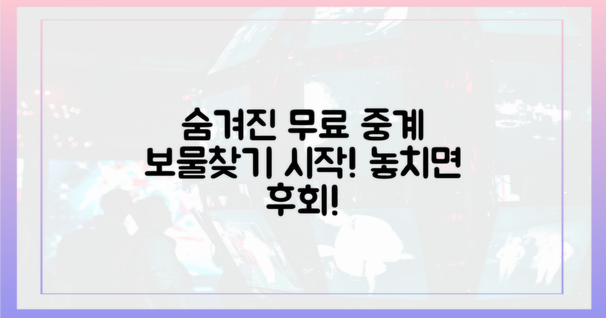 숨겨진 무료 중계, 보물찾기