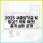 놀라운 2025년 새출발기금, 빚 탕감 소문 팩트 체크