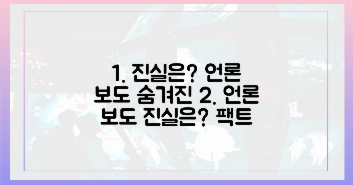 언론 보도, 진실은 무엇인가?
