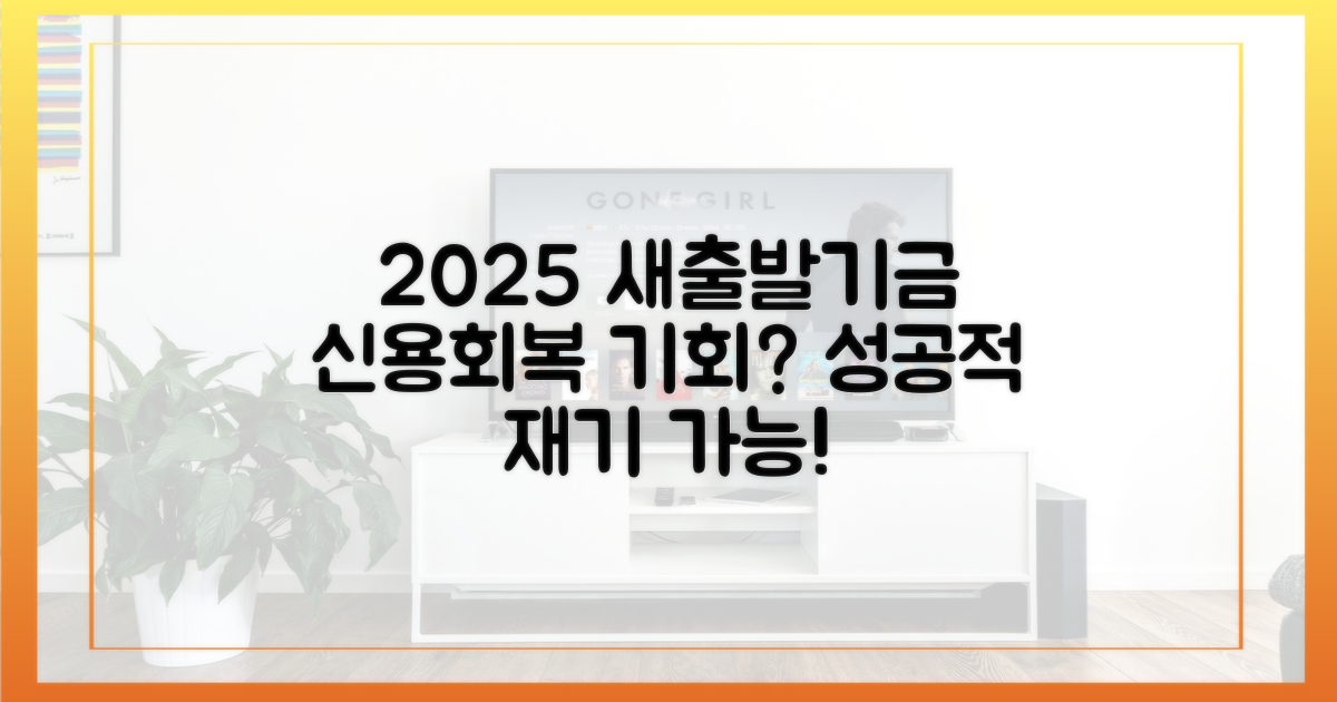 2025년 새출발기금, 신용회복 길 열릴까