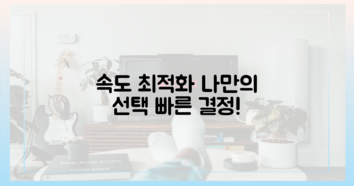 속도: 최적의 선택 찾기