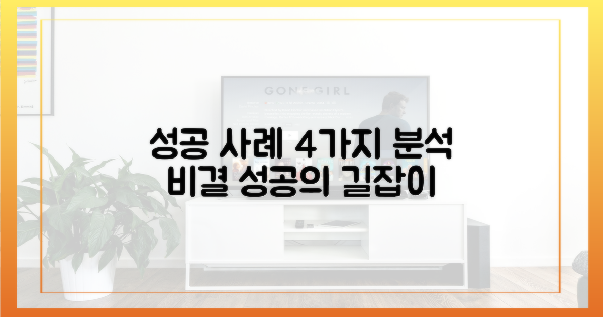 4가지 성공 사례 분석