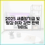 빚 탕감·이자 감면까지? 2025 새출발기금 완벽 가이드