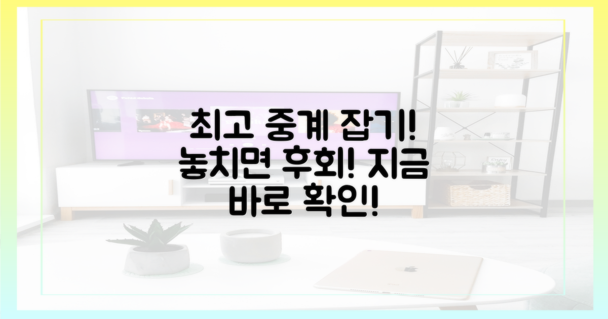 최고의 중계를 잡아라!