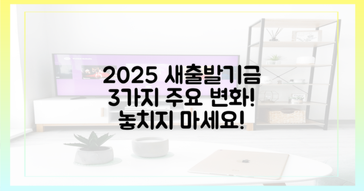 2025년, 새출발기금 3가지 변화 확인!