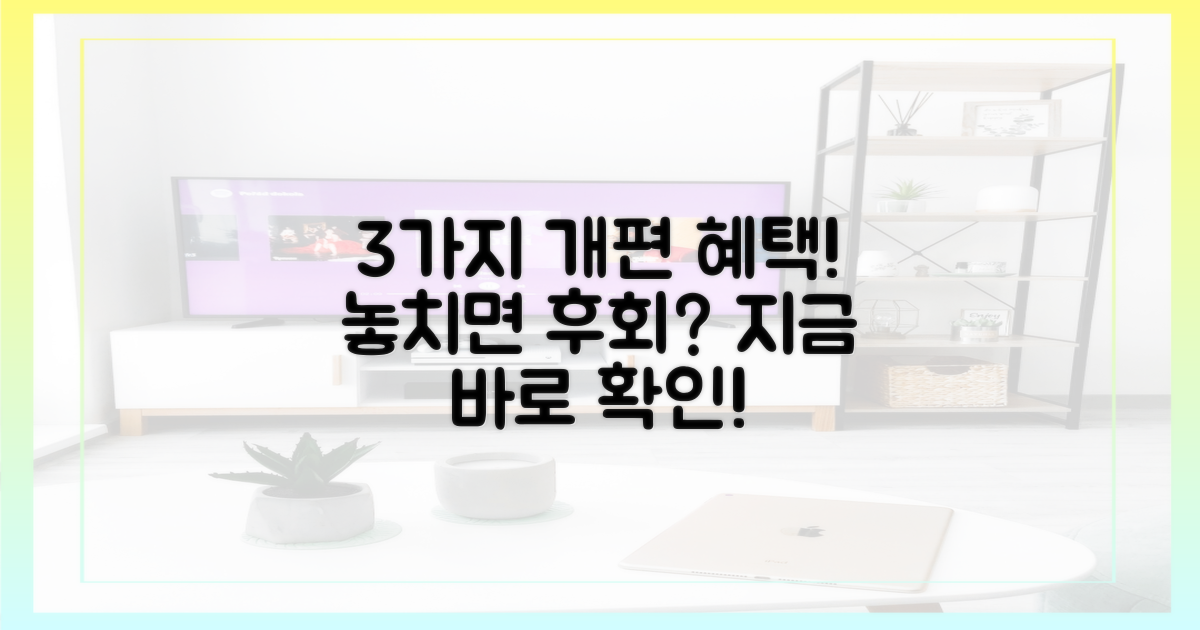 3가지 개편 혜택