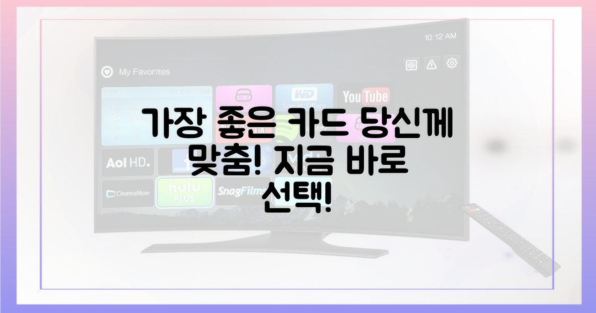 당신에게 맞는 카드를 고르세요