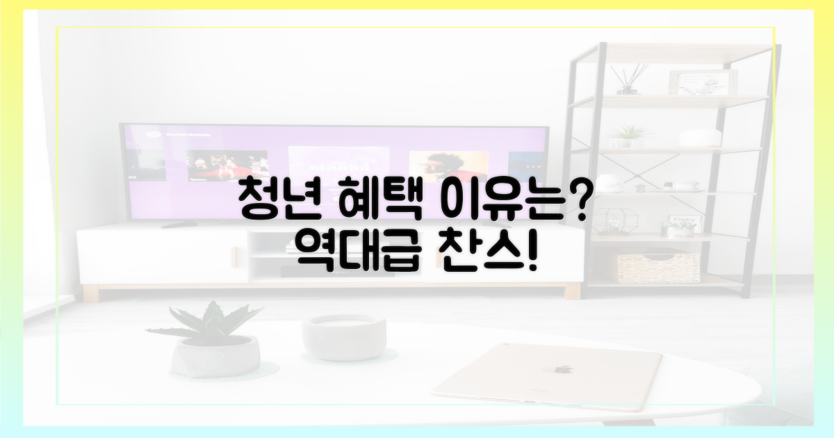 청년 위한 특별 혜택의 이유