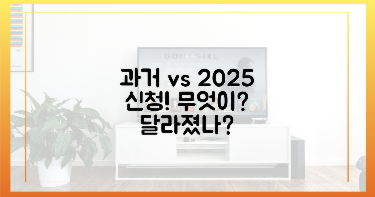 과거 신청 vs 2025년 달라진 점