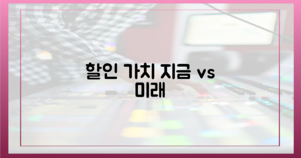 지금 vs 미래, 할인 가치