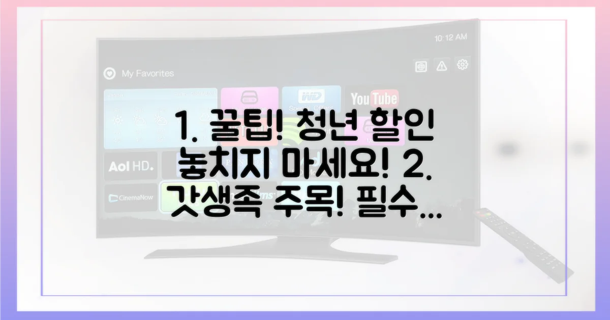 일반 vs 청년 할인 비교