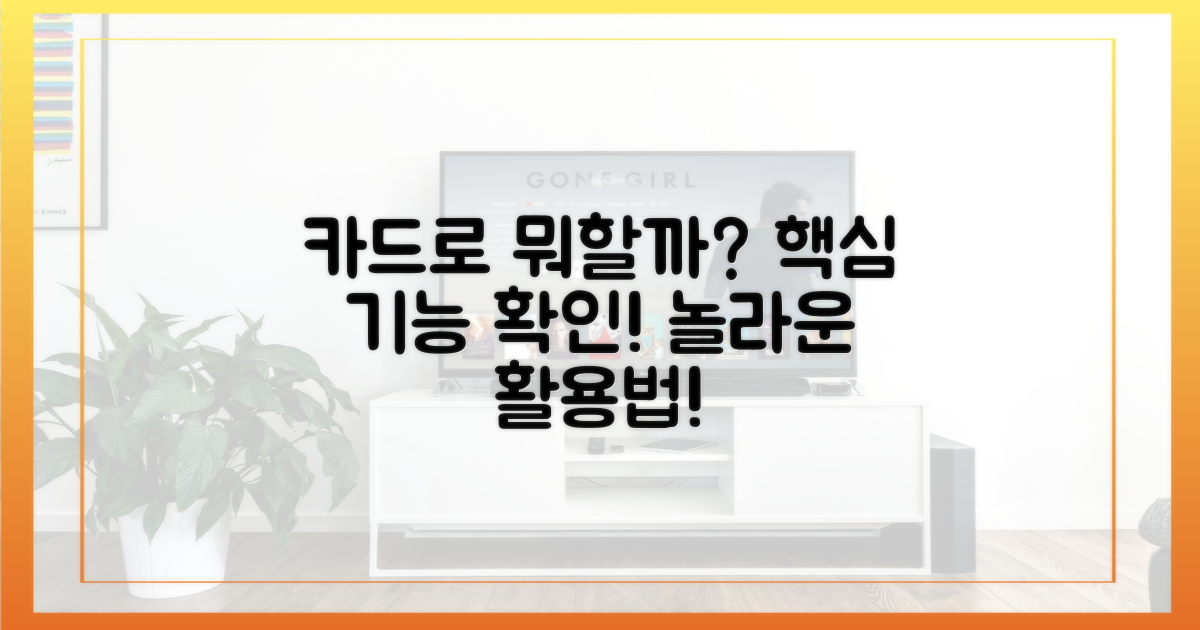 이 카드로 무엇을 할 수 있을까?