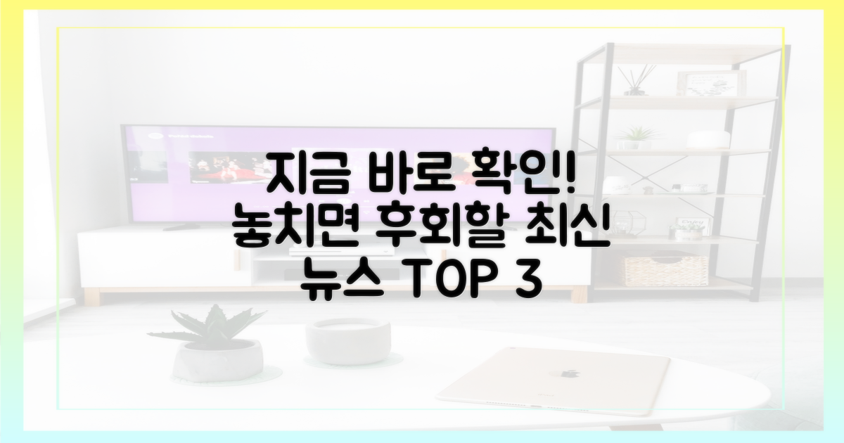 최신 소식, 놓치면 안 될 내용은?
