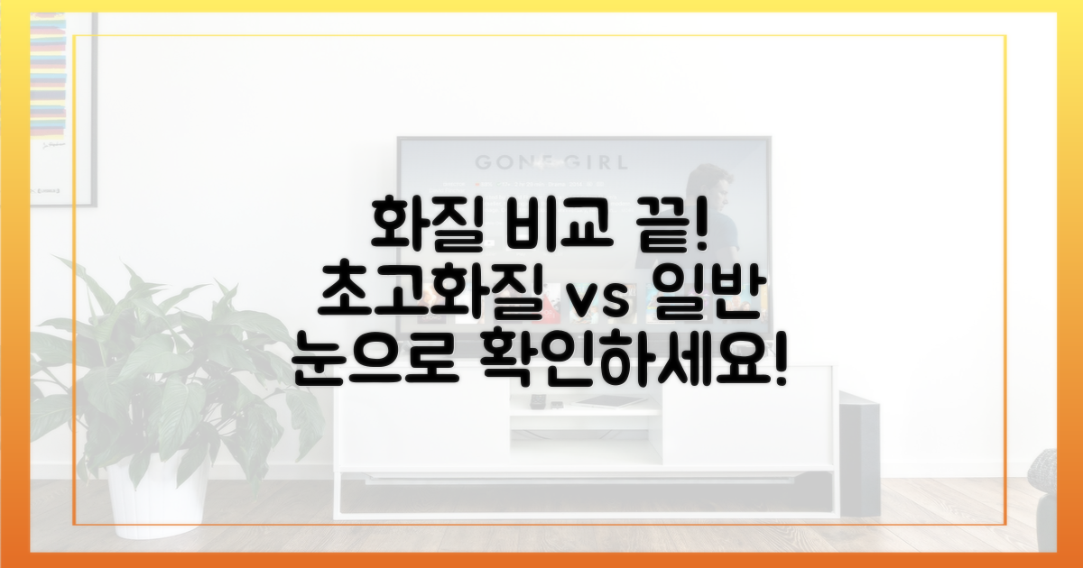 화질 차이 분석