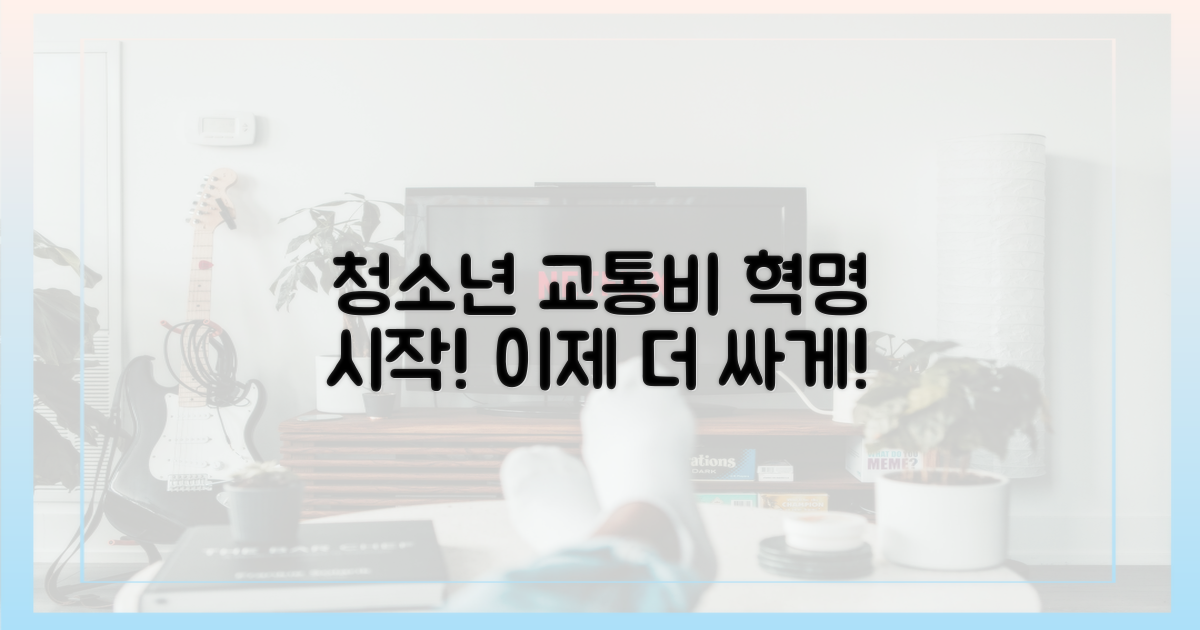 청소년 교통비 혁명