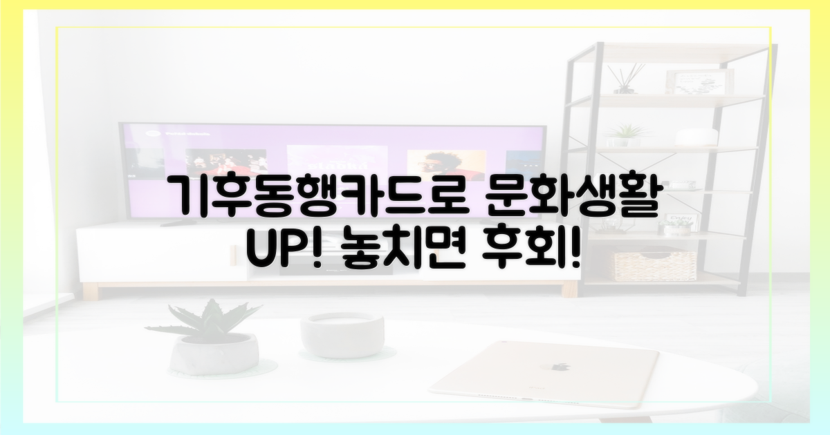 기후동행카드로 누릴 문화 혜택