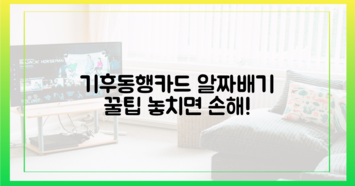 현명한 기후동행카드 활용법