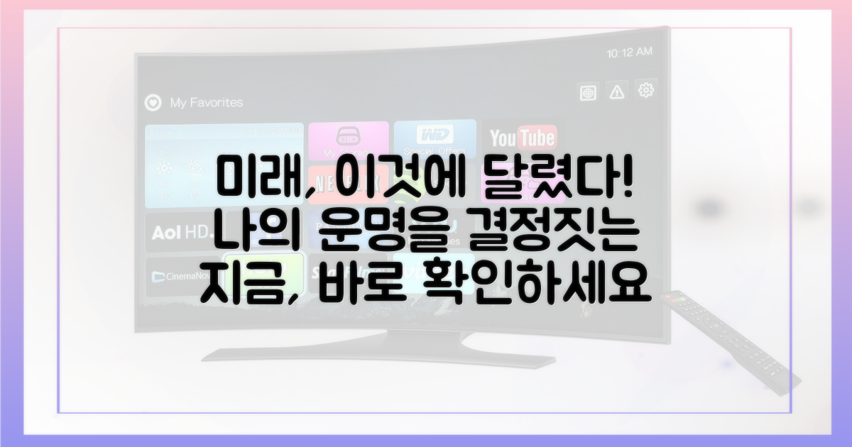 당신의 미래는 이것에 달렸어요