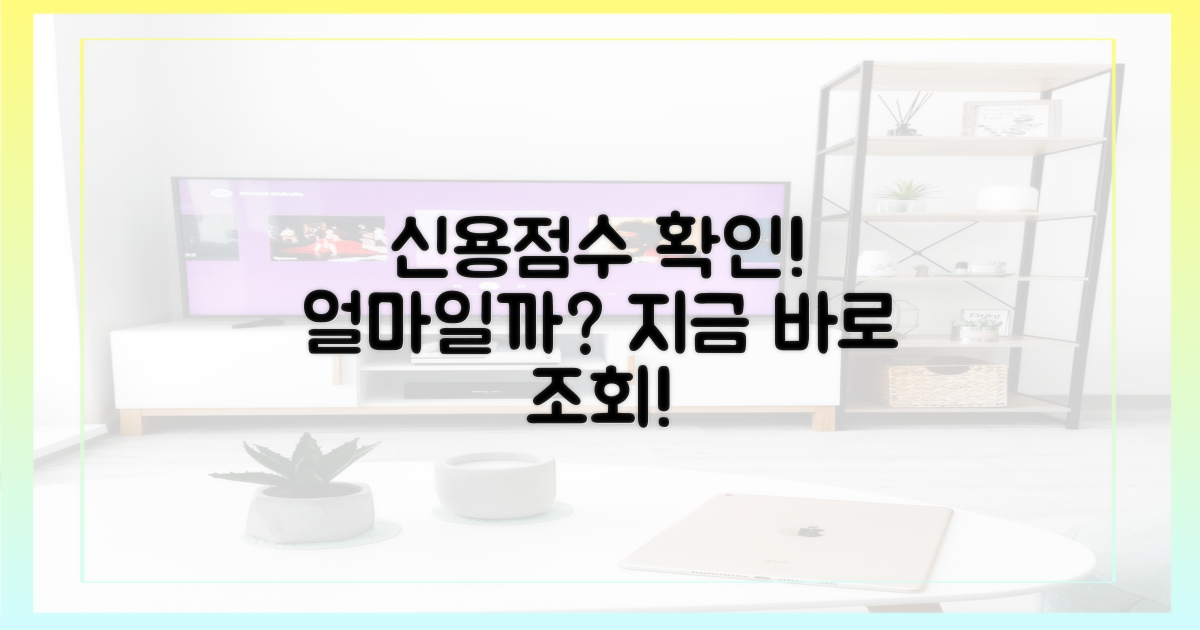 내 신용 점수는 얼마일까?