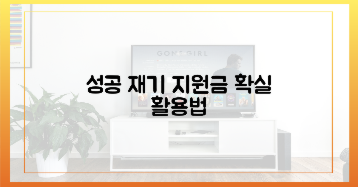 성공적인 재기, 지원금 활용법