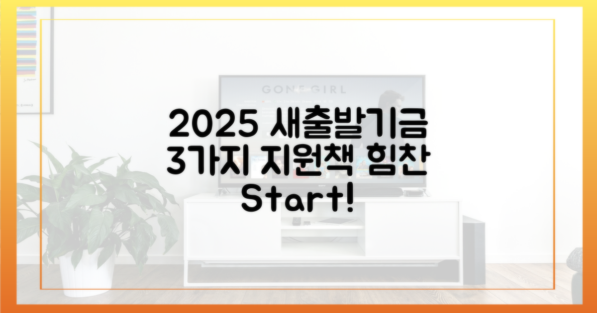 2025년, 새출발기금 외 3가지 지원책