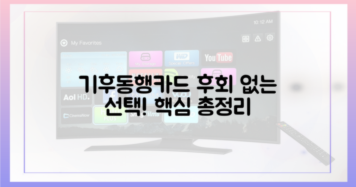 후회 없을 선택, 기후동행카드의 모든 것