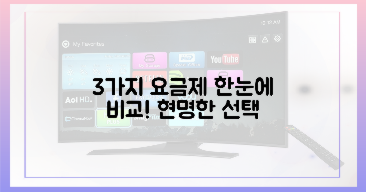 3가지 요금제 비교