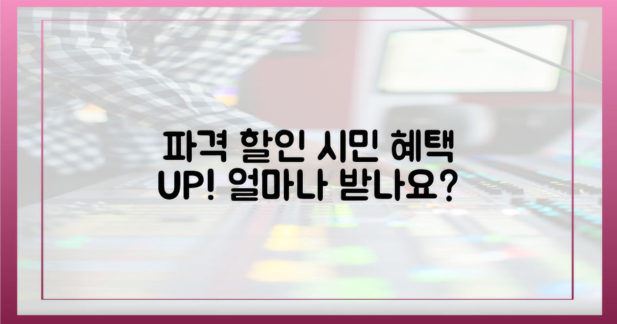 파격 할인, 시민 혜택 얼마나?