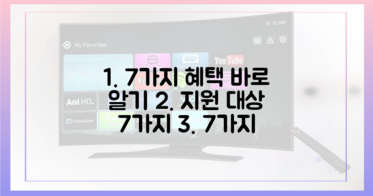 7가지 지원 대상 안내