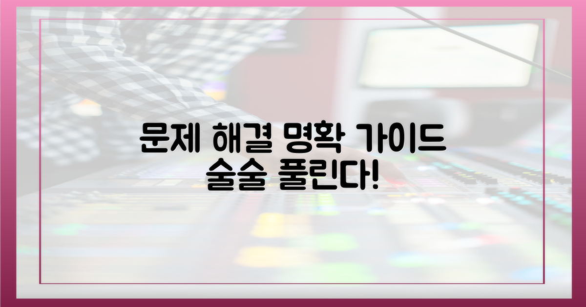 문제 해결, 명확한 가이드라인