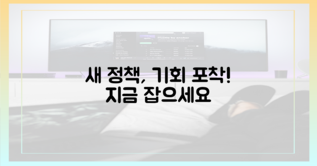 최신 정책, 기회 포착은?