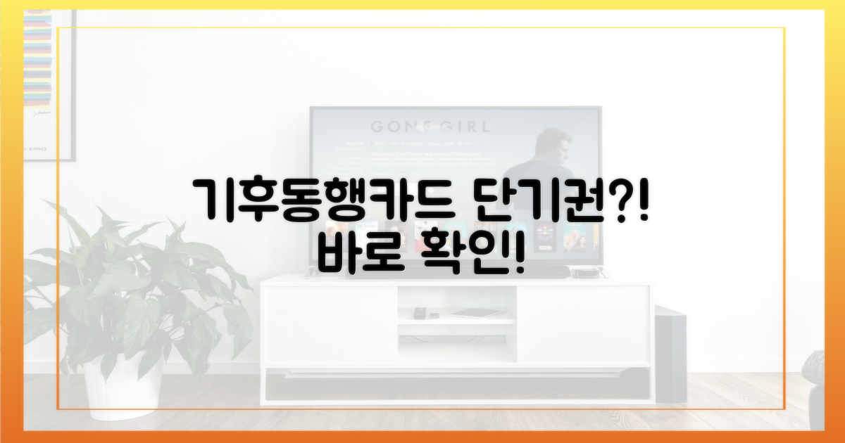 기후동행카드 단기권, 무엇인지 확인하세요!