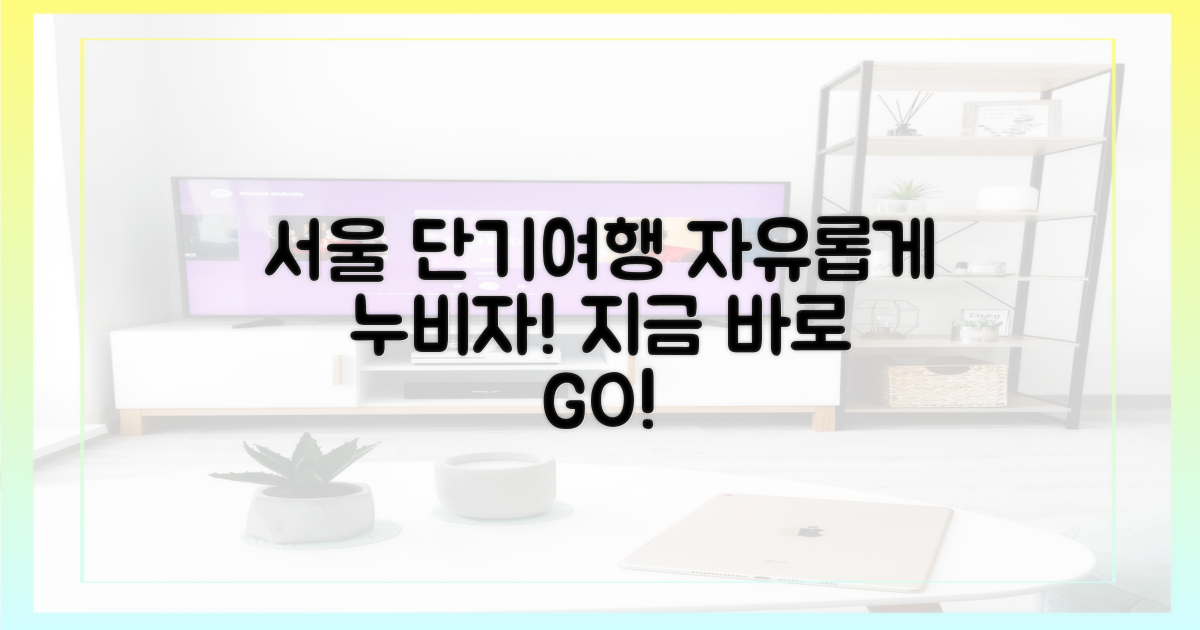 단기권으로 서울을 자유롭게 누비세요!
