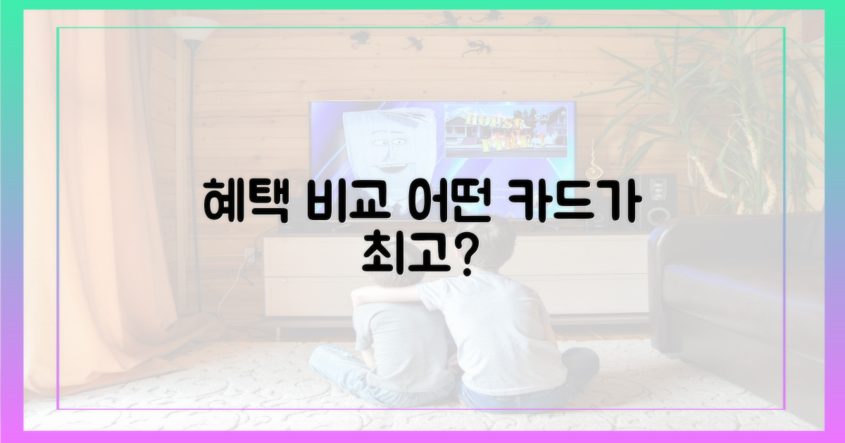 혜택 집중 분석: 어떤 카드가 유리?