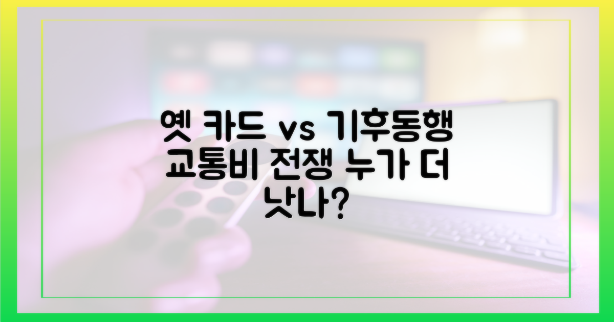 옛 카드 vs 기후동행