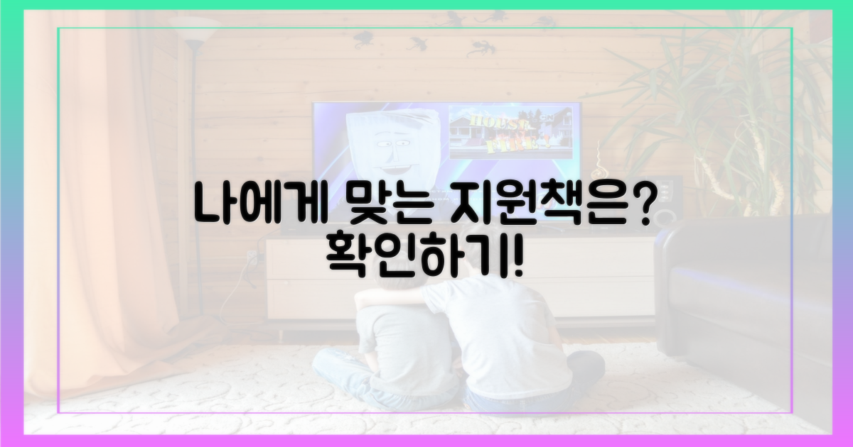 당신에게 맞는 지원책은?
