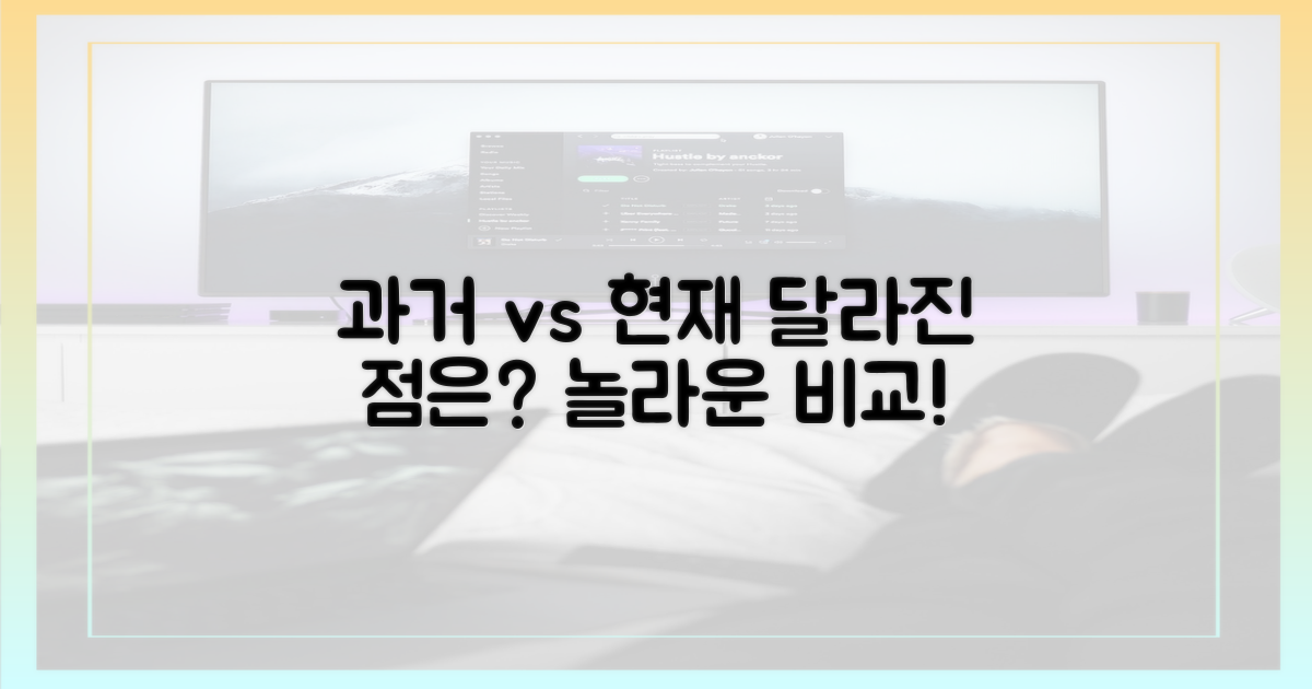 과거 이용과 현재 비교