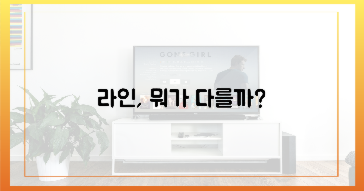 라인은 무엇이 다른가?