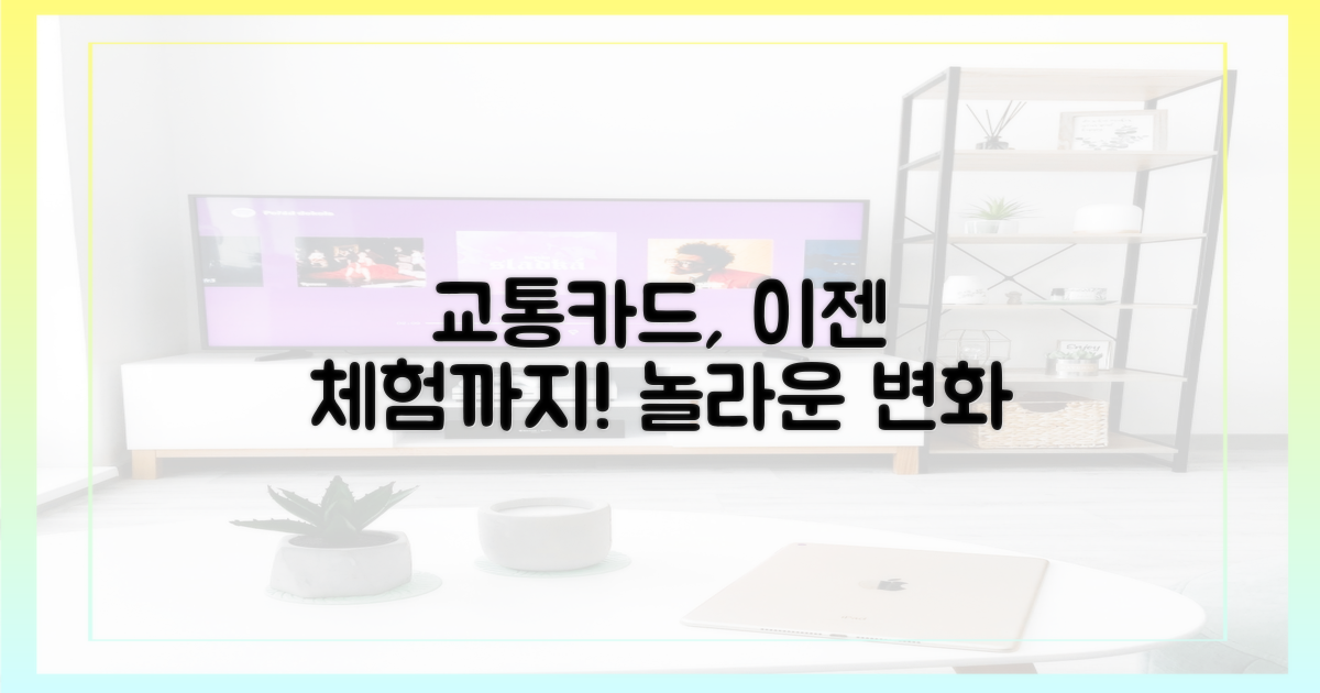 교통카드, 이젠 '체험'까지