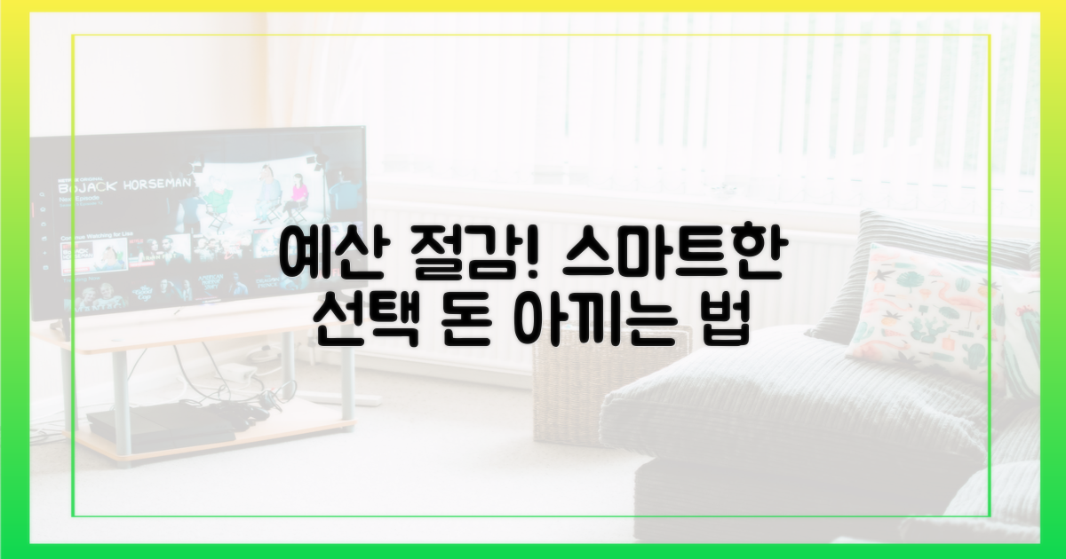 예산 절감, 스마트한 선택