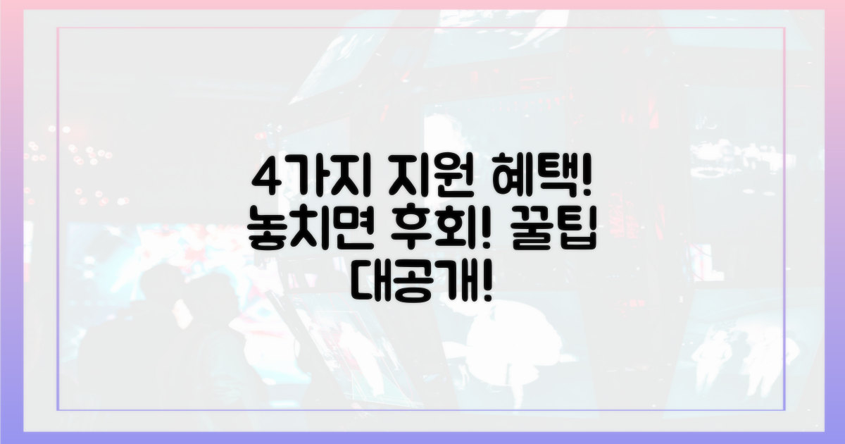4가지 지원 내용