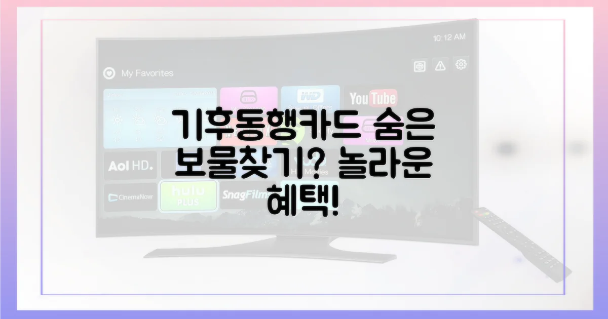 기후동행카드로 숨은 보물 찾기?