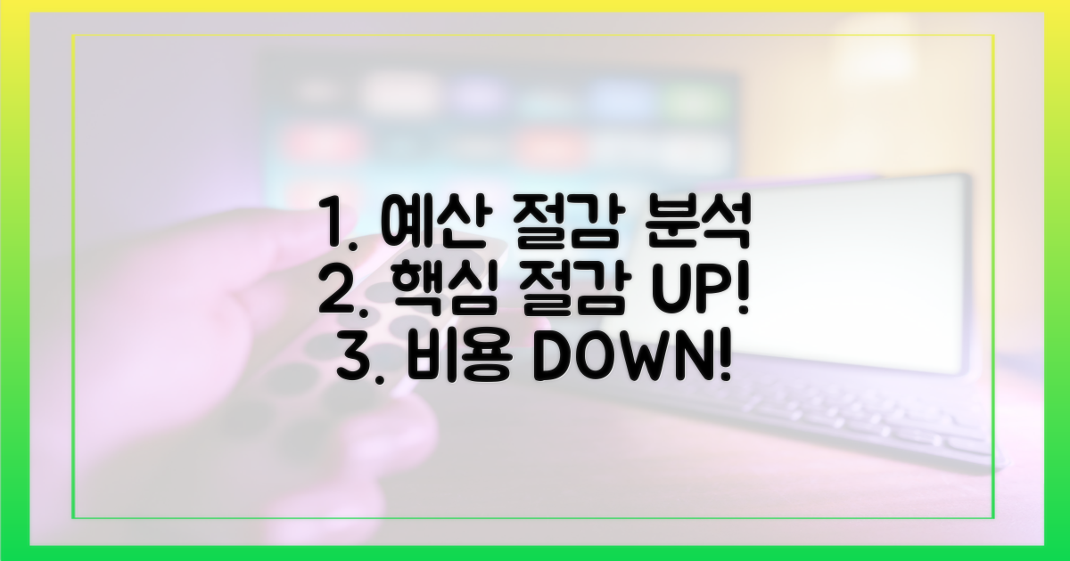 예산 절감 효과 분석