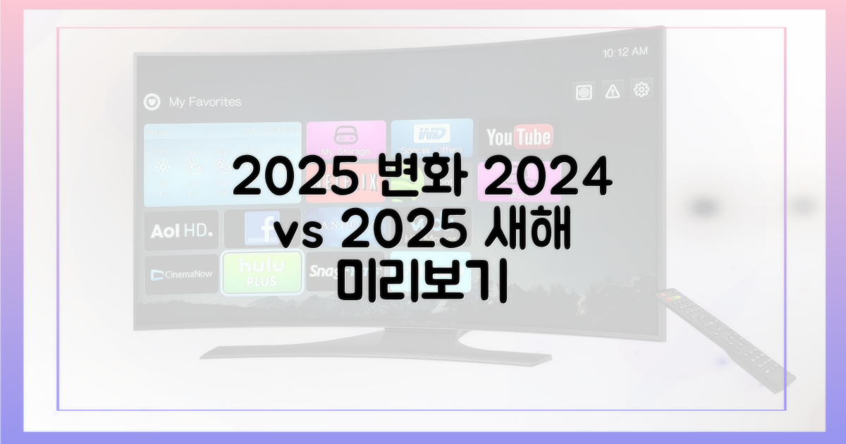 2024년 대비 2025년 변화점
