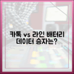 데이터와 배터리 소모, 카카오톡과 라인 중 더 효율적인 앱은?
