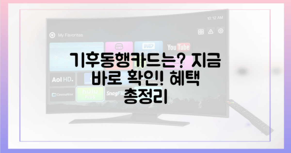 기후동행카드는?