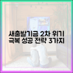 새출발기금 2차: 위기 극복 성공 전략 3가지