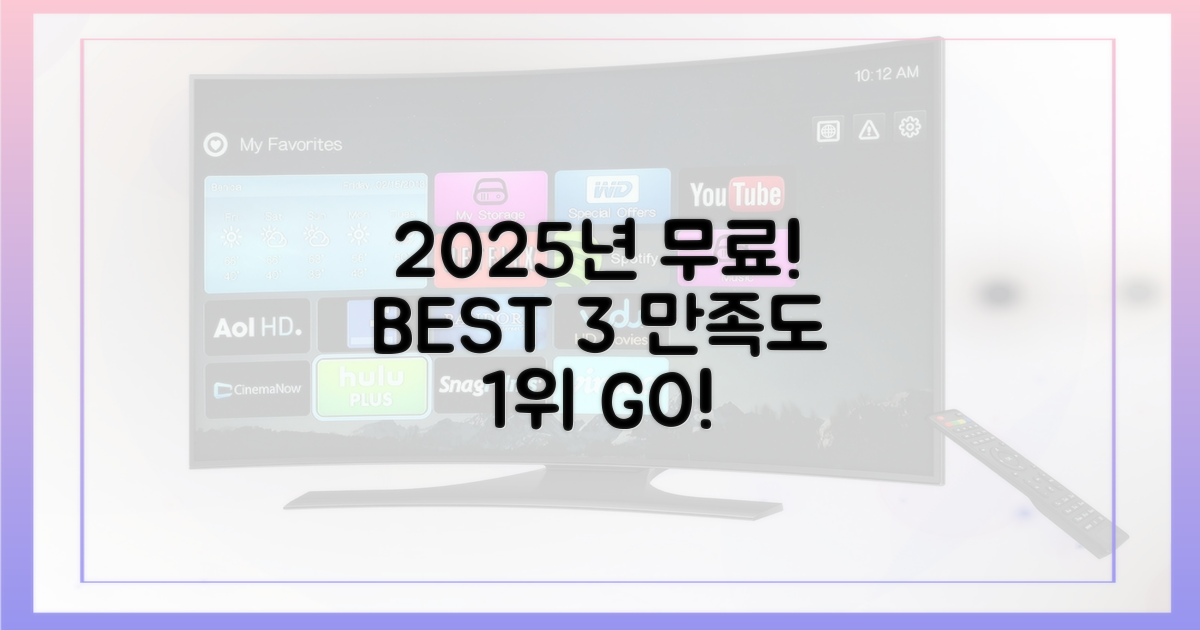 2025년, 100% 무료! 만족도 1위 3곳