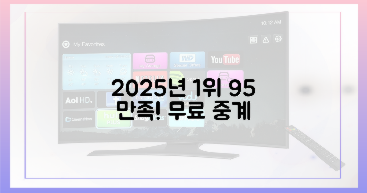 사용자 95% 만족! 2025년 1위 무료 중계