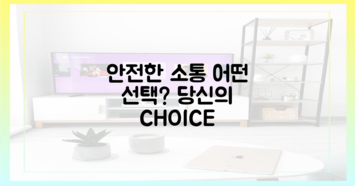 안전한 소통, 선택은?